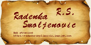 Radenka Smoljenović vizit kartica